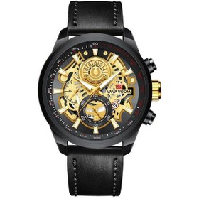 Resim Sones Curren 8402 Takvim Altı İbreli Çelik Kayışlı İş Kuvars Saati, Renk: Siyah Kabuk Yeşili 