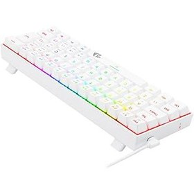 Resim Redragon K630W-RGB Dragonborn Blue Switch%60 TR Q Beyaz Mekanik Kablolu Gaming Klavye 