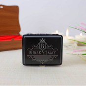 Resim Hediyelerin Efendisi Ahşap Kutulu Retro Tasarımlı Isme Özel Sigara Tabakası 