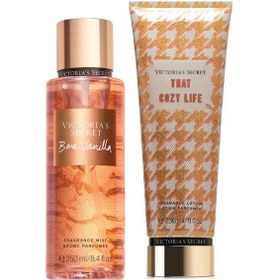 Resim Victoria's Secret Bare Vanilla & That Cozy Life Vücut Losyonu Ve Spreyi 2'li Set 