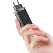 Resim Mcdodo Ch-7921 Gan Serisi 65w Yüksek Hızlı,2xtype-c 1xusb Girişli Şarj Adaptörü-siyah 