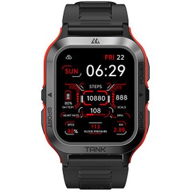 Resim Kospet Tank M2 43.7 MM Kırmızı Akıllı Saat 