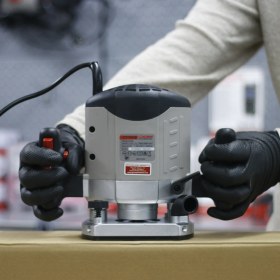 Resim Crown Freze Makinası 1050W CT11012 | Bakır Sargılı Devir Ayarlı El Frezesi 