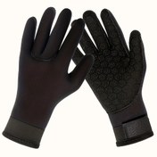 Resim Willowhaven Siyah L Dalış Eldiveni Çifti, Balıkçılık Ve Sahil Arama İçin Yetişkin Erkek Ve Kadın 