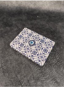 Resim Cep Ayna Kötü Göz Nazar Makyaj Çanta Seyahat Taşınabilir Ayna Kozmetik 