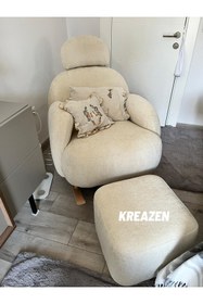 Resim Kreazen Aras Emzirme Koltuğu - Baba Koltuğu - TV Koltuğu - Dinlenme Koltuğu 