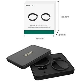 Resim Tongxida Oculus Quest 2 Hifylux Q2-qf11 Çift Miyopi Lens Vr Gözlük Aksesuarları 250 Derece 