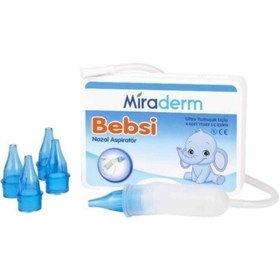 Resim Miraderm Bebsi Nazal Aspiratör ve Yedek Uç 4'lü Mavi 