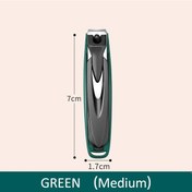 Resim 2025 Renkli Tırnak Makası Anti-sıçrama Tırnak Kesici Ayrılabilir Tasarım Tırnak Makası Paslanmaz Çelik Manikür Tırnak Aracı Black 