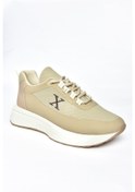 Resim Fox Shoes P848531504 Bej Kumaş Kadın Spor Ayakkabı Bej 