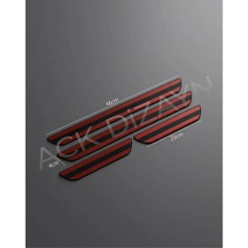 Resim Ack Dizayn Toyota Corolla Cross Tüm Modeller Uyumlu Premium Krom Kapı Eşiği A+ 