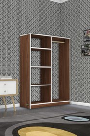 Resim Kenzlife Giysi Dolabı Taci 120*090*30 Cvz Gardırop Tekerlekli 