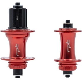 Resim Shimano Raptor Ön/arka Göbek Seti Qr+sokma Mil 8-11v 32d C.lock Kırmızı 220235 Siyah 