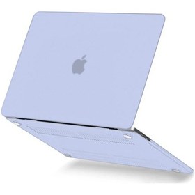 Resim Drnds Newface Apple Uyumlu MacBook Pro 13 2021 Apple Uyumlu MacBook Buzlu Kapak - Lila 