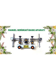 Resim Serigrafi Baskı Aparatı Masa Üzeri Manuel 