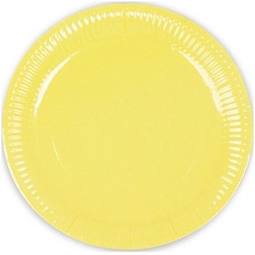 Resim Karton Tabak Makaron Sarı 8'li 