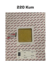 Resim Dayson Kuru Zımpara 220 Kum 1 Adet Zımpara Sarı Renk Kalınlık İ 