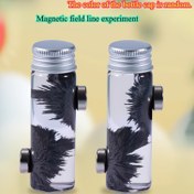 Resim 1 Set Manyetik Alan Hattı Deney Ekipmanı, Eğlenceli Manyetik Algılama Deney Fizik Bilimi Deney Seti Manyetik Öğretim Seti Harika Bilim Deney Malzemesi 