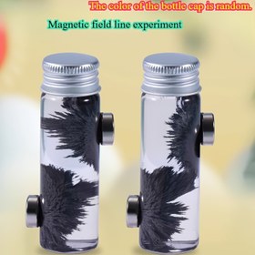 Resim 1 Set Manyetik Alan Hattı Deney Ekipmanı, Eğlenceli Manyetik Algılama Deney Fizik Bilimi Deney Seti Manyetik Öğretim Seti Harika Bilim Deney Malzemesi 