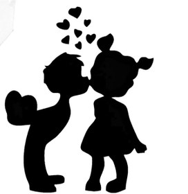 Resim kitchengenie ÖZEL sticker Sevgiliye Özel Siyah 25*20 