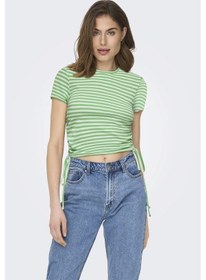 Resim Only Onlwendy S/s Ruchıng Top Jrs 15284982 Yeşil 001 