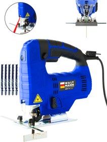 Resim WaltMann Germany Professional Devir Ayarlı Dekupaj Bıçkı Testere Lazerli 1200 W - Mavi 