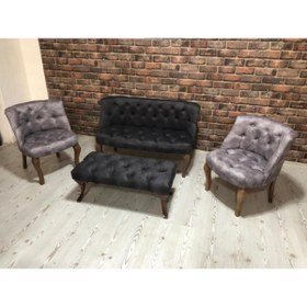 Resim Emba mobilya Oturma Grubu Çay Seti Balkon Ofis 