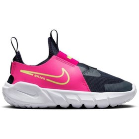 Resim Nike Flex Runner 2 Ps 'dark Obsidian Fireberry Kız Çocuk Ayakkabı 