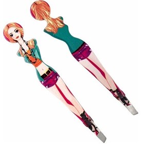 Resim Kız Figürlü Cımbız Turuncu 