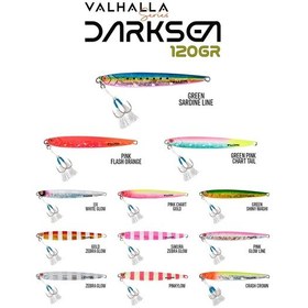 Resim Fujin Valhalla Darksea 120gr Metal Jig Yem Mt44 Pink Chart Gold 