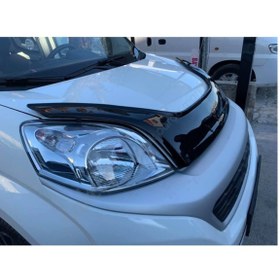 Resim Stuning Fiat Fiorino Uyumlu Kaput Rüzgarlığı Piano Black 2007-2016 