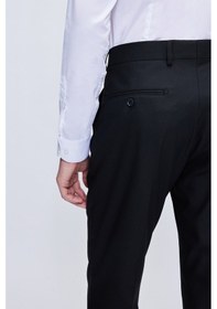 Resim Hatemoğlu Siyah Comfort Fit Desenli Mono Yaka Klasik Takım Elbise 33181024t013 991 Siyah 