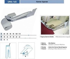 Resim Lastikli Kemer Apara 75MM-27MM / UMA-165 