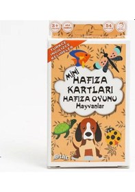 Resim Mini Hafıza Oyun Kartı Seti 3'lu Ingilizce Türkçe Kelimeler 