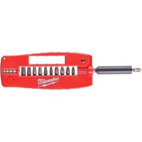 Resim Milwaukee Bits Uç Seti 12 Parça + tornavida + kablo Sıyırma - T4932430910 
