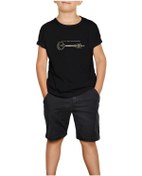 Resim Locke Key This Key Anywhere Siyah Çocuk Tişört Siyah 