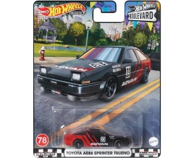 Resim Hot Wheels Boulevard Premium Araçlar GJT68 - HKF28 Toyota AE86 Sprınter Trueno Mıtsubıshı Lancer Evolutıon Vı 