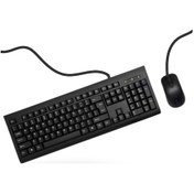 Resim Büro Ev Ofis Bilgisayarı İçin Klasik Klavye Mouse Seti Diğer 