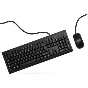 Resim Büro Ev Ofis Bilgisayarı İçin Klasik Klavye Mouse Seti Diğer 