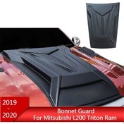 Resim Mitsubishi L200 Kaput Şişirme Scoop Koruma Mat Siyah 2019 - 2020 