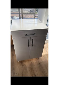 Kenzlife ocak dolabı nevresel gri 85*70*60 XLARGE çekmeceli hazır mutfak klasik setüstü ocak için sabit tabla