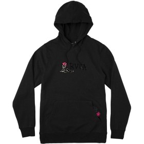 Resim RVCA Oblow Hoodie Erkek Sweatshirt Siyah 