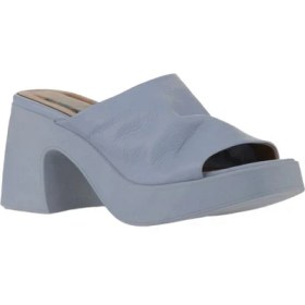 Resim Bueno Shoes Mavi Deri Kadın Topuklu Terlik 01WY12200 01WY12200 