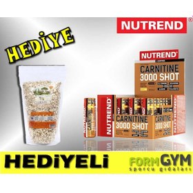 Resim Nutrend Carnitine 3000 Shot 20 Ampul Karnitin + Hediye 