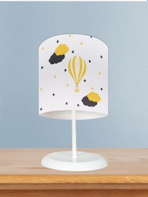 Resim Mekta Home Bebek Ve Çocuk Odası Uçan Balon Desenli Abajur 