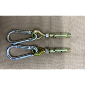 Resim Genel Markalar Salıncak Asma Aparatı 2'li Çelik Dübel & Karabina Kanca Takımı Dübel TR Nemli bir bezle silin. 