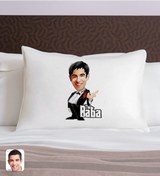 Resim Bk Gift Kişiye Özel Karikatürlü The Baba Tasarımlı Pamuklu Yastık Kılıfı-3 50x70cm, Babaya Hediye, Babalar Günü Hediyeleri Kobitmeyencom31351 Bk Gift 