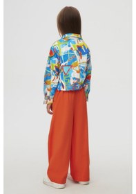 Resim Nk Kids 38568 Kız Çocuk Mavi Confetti Gömlek Mavi 