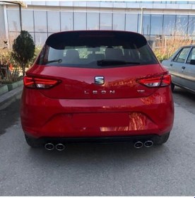 Resim Seat Leon 2013-2020 Araca Özel Oem 4 Cıkışlı Difizör Pianoblack 