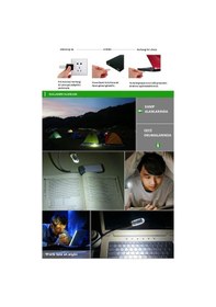 Resim Taşınabilir Usb Led Işık Usb Stick Light 8 Led Günışığı - Sarı Renk N11.27 